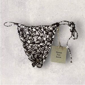 NEW Stone Fox Swim River Bikini BOTTOMS Size Large